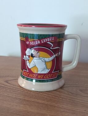 WARNER BROS. "The Polar Express" Embossed 3D Design Mug - 12 oz.